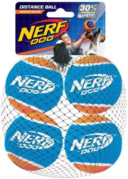 Nerf Tennis Ball Blaster Distance Refill 4pk