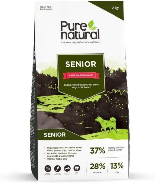 Purenatural Dog Senior Lamb, Salmon & Duck (2 kg)