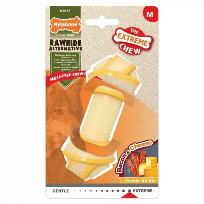 Nylabone Extreme KnotBone Bacon&Cheese M