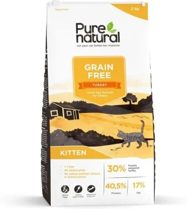 Purenatural Grain Free Kitten Turkey (2 kg)