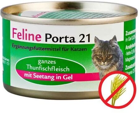 Feline Porta 21 tunfisk & sj&oslash;gress (156 g)