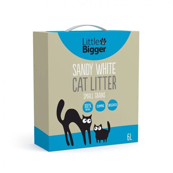 Little&Bigger Kattesand Sandy Hvit (15 l)