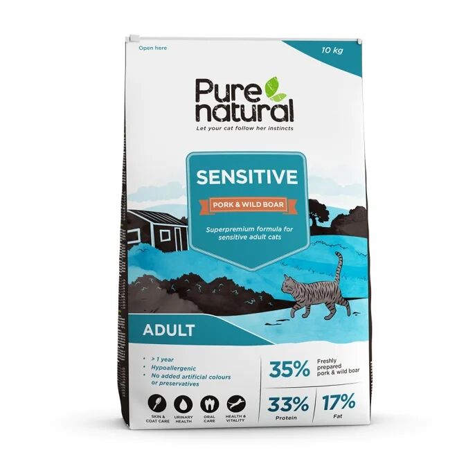 Purenatural Cat Adult Sensitive Pork & Wild Boar (10 kg)