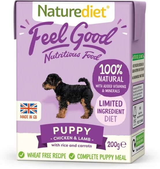 Naturediet Feel Good Puppy kylling & lam (200 g)