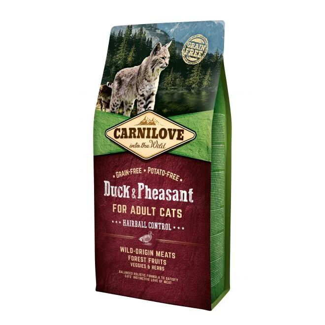 Carnilove Cat Adult Hairball Control And & Fasan (2 kg)