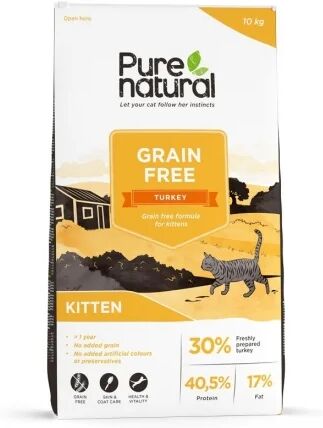 Purenatural Grain Free Kitten Turkey (10 kg)