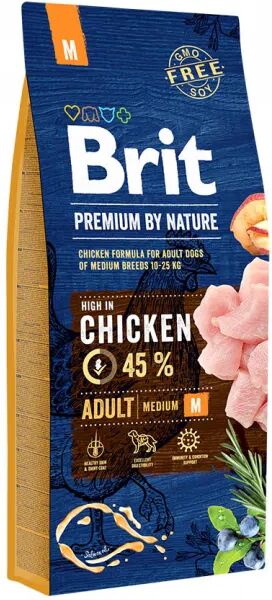 Brit Premium by Nature Adult M 15kg