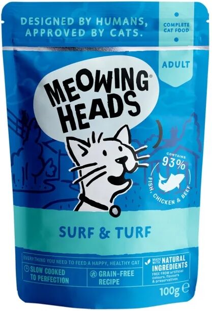 Meowing Heads Supurrr Surf & Turf 100 g