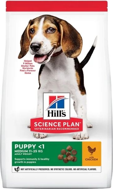 Hill's Science Plan Puppy Medium Chicken (14 kg)