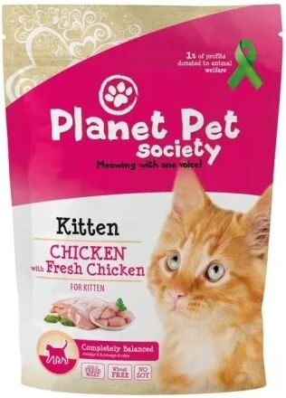 Planet Pet Society Kitten Chicken & Fresh Chicken (1,5 kg)