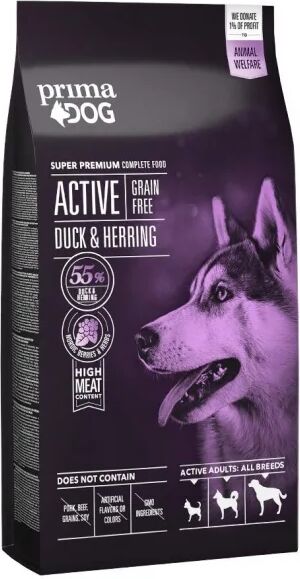 PrimaDog Active Grain Free Duck & Herring (10 kg)