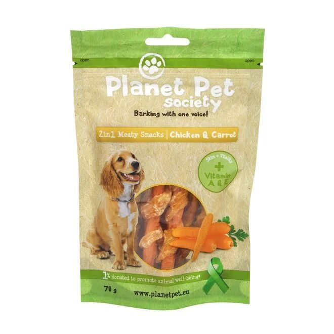 Planet Pet Society Planet Pet 2in1 Kylling & Gulrot