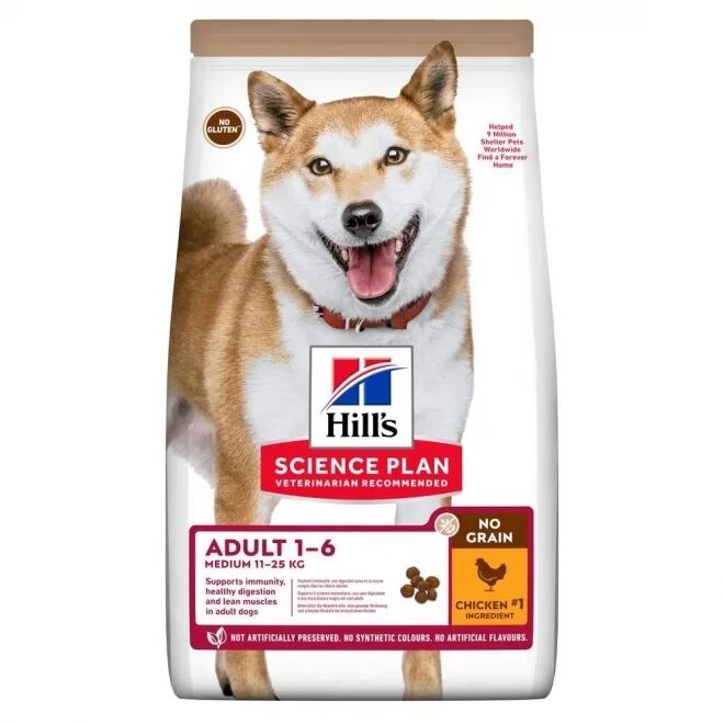 Hill's Science Plan Dog Adult No Grain med Kylling (2,5 kg)
