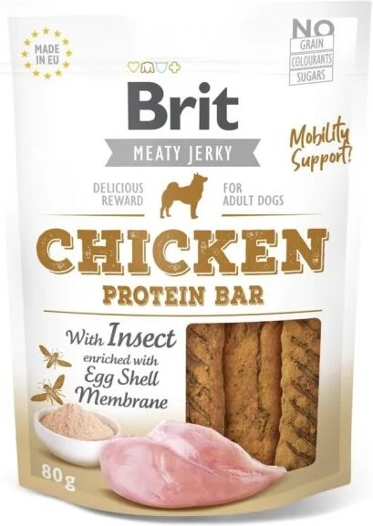 Brit Care Meaty Jerky Proteinbar Chicken Insect 80 g