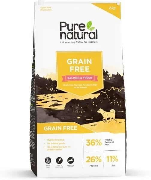 Purenatural Grainfree laks og &oslash;rret (2 kg)