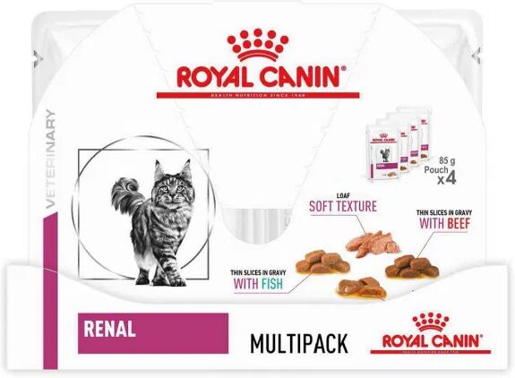 Royal Canin Veterinary Diets Cat Renal Multipack 4x85 g