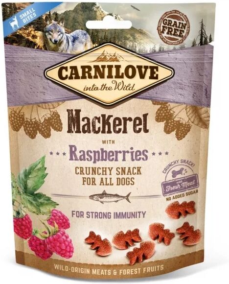 Carnilove Dog Crunchy Snack Mackerel & Raspberries