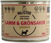 Majstor Lamm & Gr&oslash;nnsaker Gourm&egrave; V&aring;tfor