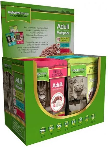 natures:menu NaturesMenu Cat Adult Multipack 12x100 g