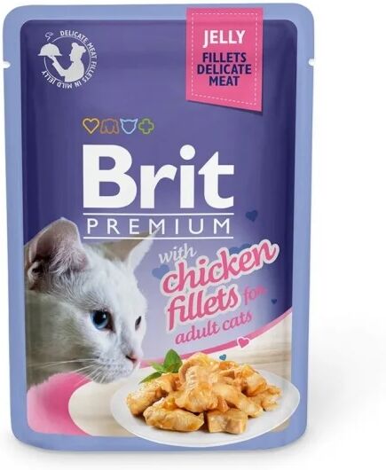 Brit Premium Pouches Fillets in Jelly with Chicken