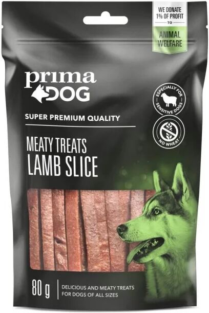 PrimaDog Meaty Treats Lamb Slice 80 g