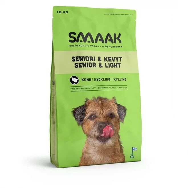 Smaak Dog Senior/Light Kylling (10 kg)