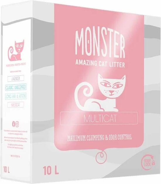 Monster Amazing Cat Litter Monster Kattesand Multicat 10 liter