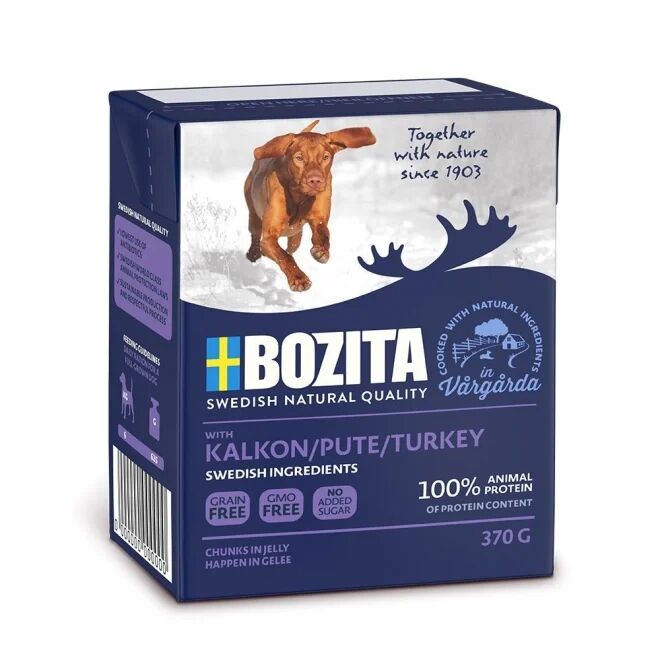 Bozita Kalkun Bitar i Gel&eacute; 370 g