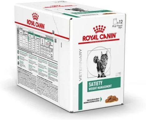 Royal Canin Veterinary Diets Cat Satiety Weight Management Gravy 12x85 g