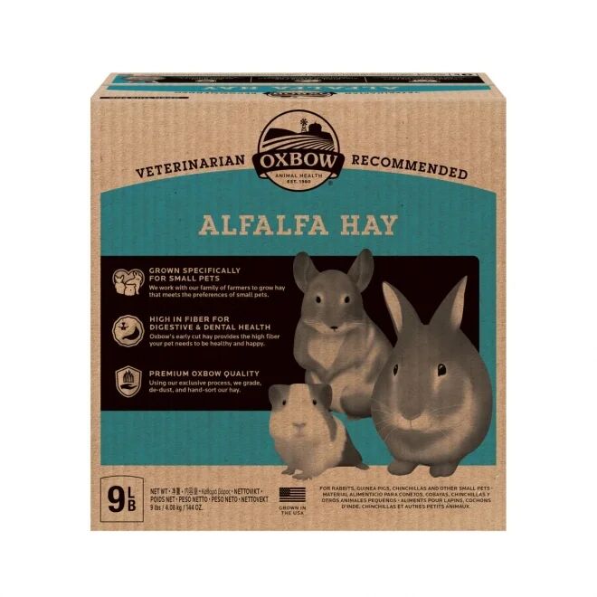 Oxbow Alfalfa H&oslash;y (4 kg)