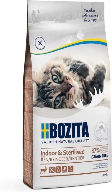 Bozita Indoor & Sterilised Grain free Reindeer (10 kg)