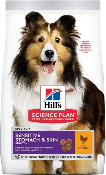 Hill's Science Plan Dog Adult Sensitive Stomach & Skin Medium Chicken (2,5 kg)