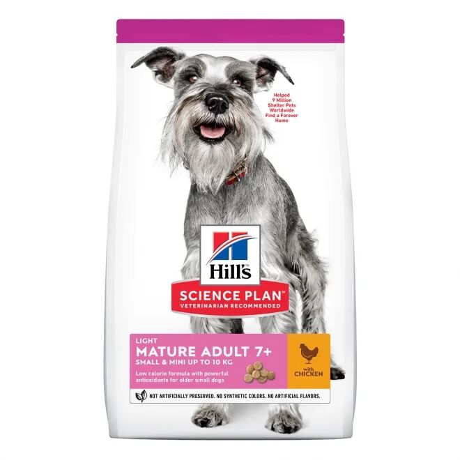 Hill's Science Plan Dog Mature Adult 7+ Light Small & Mini Chicken (2,5 kg)