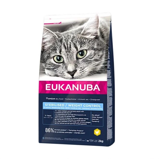 Eukanuba Cat Adult Sterilised & Weight Control Chicken (3 kg)