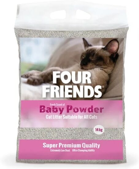 FourFriends Baby Powder Kattesand 14 kg