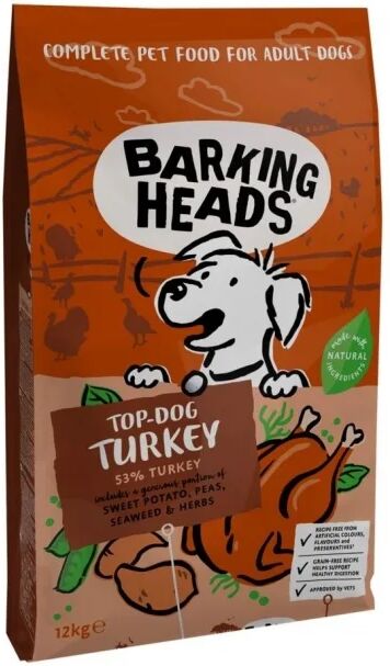 Barking Heads Top Dog Turkey (12 kg)