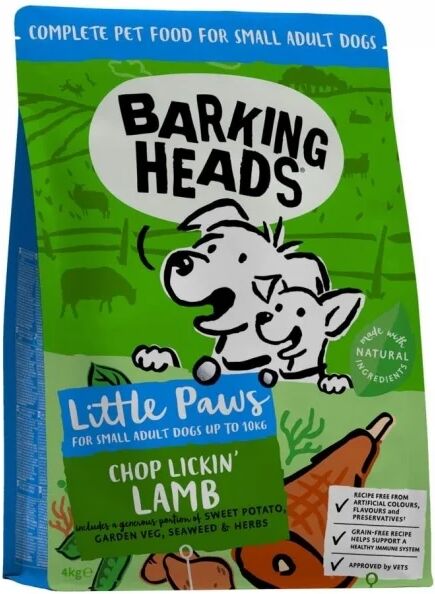 Barking Heads Small Breed Chop Lickin' Lamb (4 kg)