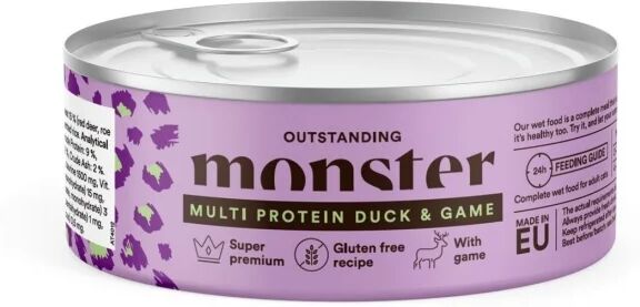 Monster Pet Food Monster Cat Adult Duck & Game 100 g