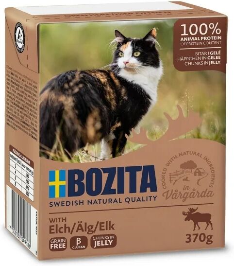 Bozita Biter i Gel&eacute; Elg 370 g