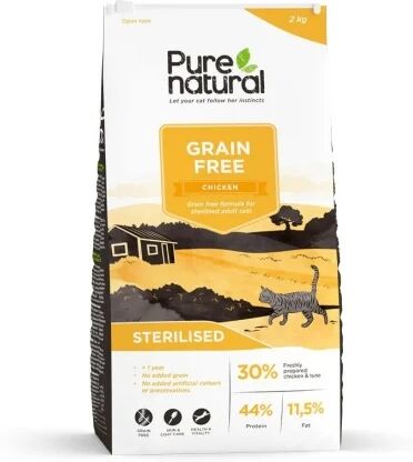 Purenatural Cat Sterilised Grain Free Chicken (2 kg)