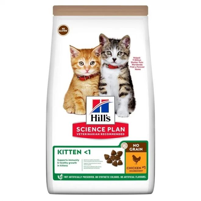 Hill's Science Plan Kitten No Grain med Kylling 1,5 kg