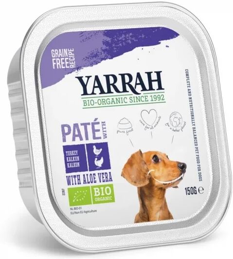 Yarrah Organic Dog Turkey Pat&eacute; Grain Free 150 g