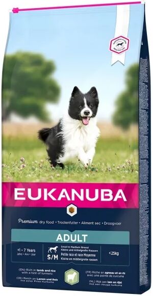 Eukanuba Dog Adult Small & Medium Breed Lamb & Rice (12 kg)