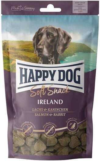 Happy Dog Soft Snack Ireland, Laks Og Kanin 100g