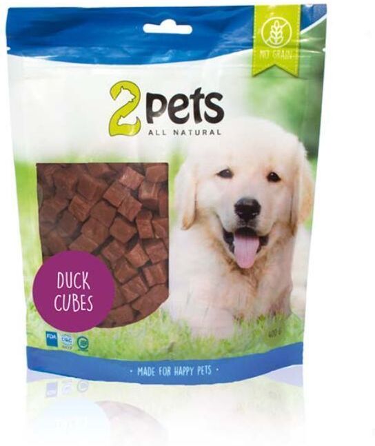 2Pets Snack Duck Cubes 400g