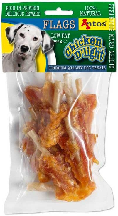 Antos Chicken D'light Flags 100g