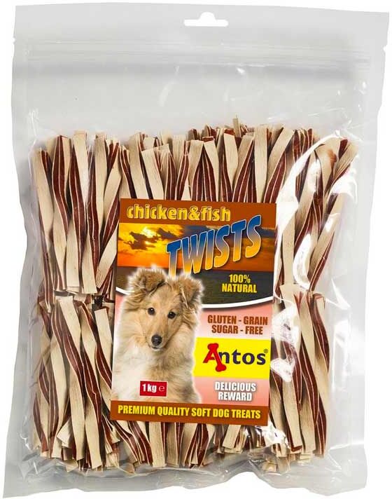 Antos Chicken & Fish Twists 1kg