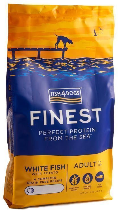 Fish4Dogs Adult Finest med hvit fisk 6kg