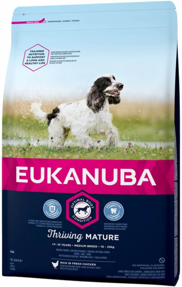 Eukanuba Thriving Mature Medium Breed 7+ 15 kg