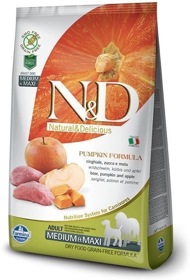 Farmina Dog N&D Pumpkin Boar & Apple Adult Medium/Maxi 2,5kg